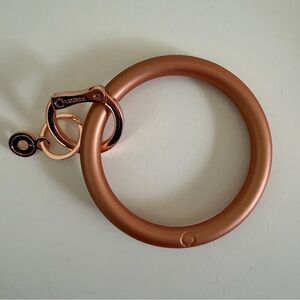 Oventure Metallic Rose Gold Silicone Big O Key Ring